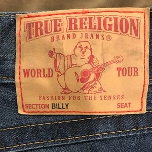 Men’s True religion billy distressed jeans